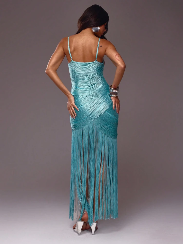 Sonzi Dress - Aqua Blue