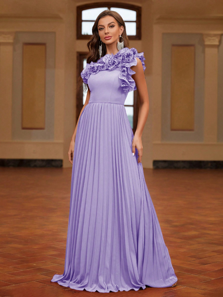Olivia Gown - Lilac Purple