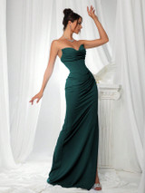 Cara Gown - Emerald Green