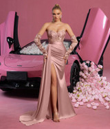 Monaco Gown - Dusty Pink