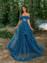 Sansa Gown - Teal Blue