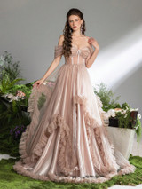 Sansa Gown - Khaki Nude Sansa Gown - Khaki Nude
