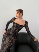 Percy Dress - Black/Nude Percy Dress - Black/Nude