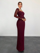 Percy Dress - Wine Red