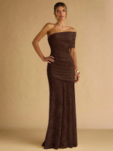Tanya Dress - Coffee Brown