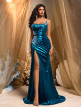 Eleonora Gown - Teal Blue