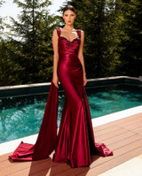 SALE Nicoletta NC2044 Gown - Wine