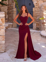 Kira Gown - Burgundy