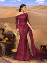 Boston Gown - Burgundy