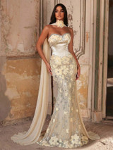 Virginia Gown - Pastel Yellow