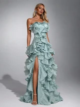 Rafaella Gown - Seafoam Blue