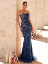 Angel Gown - Dark Blue