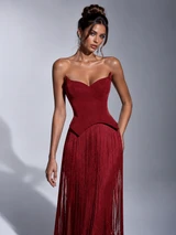 Blake Gown - Burgundy