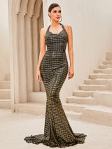 Malta Gown - Black/Gold