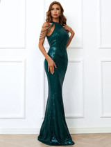 Whitney Gown - Emerald Green