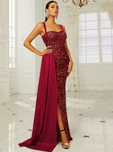 Nikita Gown - Wine Red