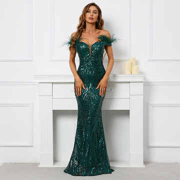 Verona Gown - Emerald Green