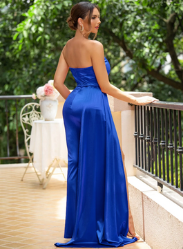 Panama Gown - Royal Blue