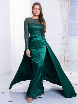 Carolina Gown - Emerald Green