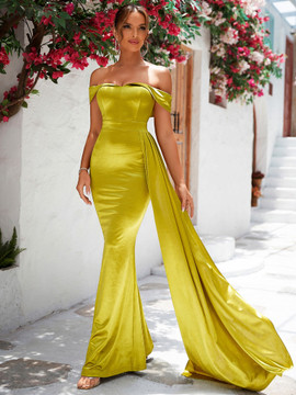 Natasha Gown - Chartreuse