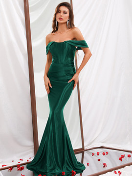 Mia Gown - Emerald Green