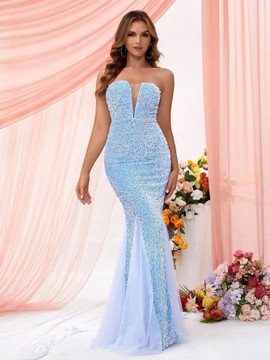 Taylor Gown - Baby Blue