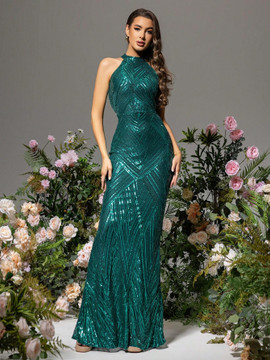 Sunday Gown - Emerald Green