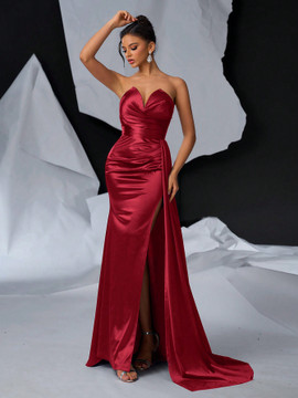 Alannah Gown - Burgundy