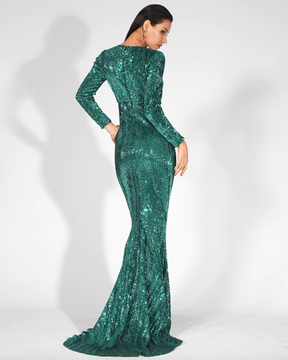 Amirah Gown - Emerald