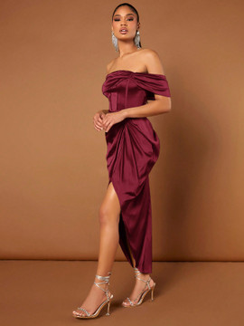 Julia Dress - Burgundy