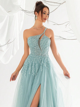 Sleeping Beauty Gown - Aqua Green