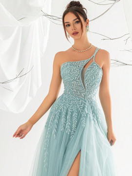 Sleeping Beauty Gown - Aqua Green