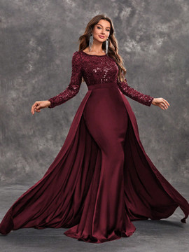 Matilda Gown - Burgundy