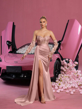 Monaco Gown - Dusty Pink