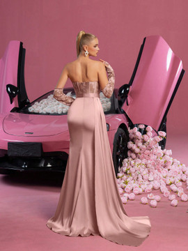 Monaco Gown - Dusty Pink