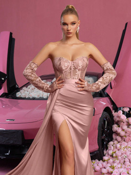 Monaco Gown - Dusty Pink