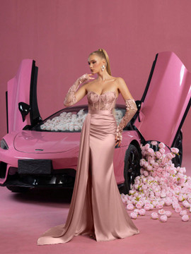 Monaco Gown - Dusty Pink