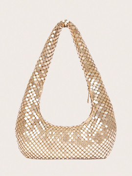 Glomesh Shoulder Bag - Gold