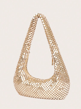 Glomesh Shoulder Bag - Gold