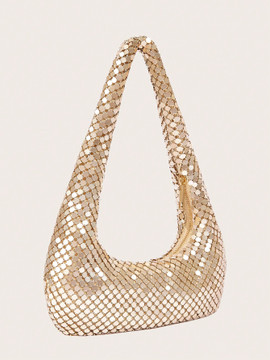 Glomesh Shoulder Bag - Gold