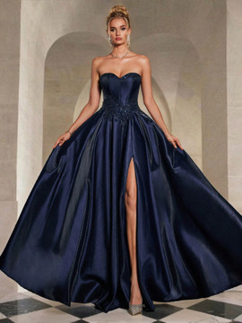Layna Gown - Navy Blue