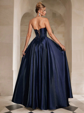 Layna Gown - Navy Blue
