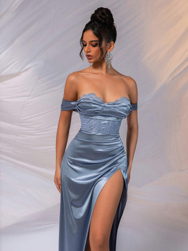Danni Gown - Dusty Blue