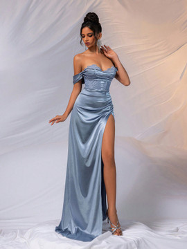 Danni Gown - Dusty Blue