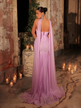 Hilton Gown - Mauve Purple