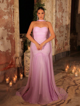 Hilton Gown - Mauve Purple
