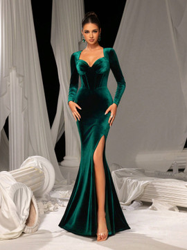 Maxine Gown - Deep Green
