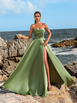 Porsha Gown - Sage Green