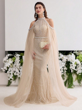 Melody Couture Gown - Champagne/Cream