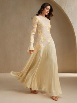 Anise Gown - Apricot Cream